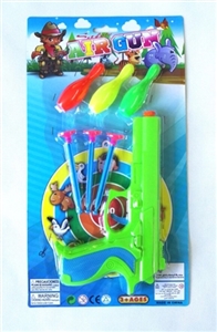 Color soft bullet gun (with three bowling) - OBL692253