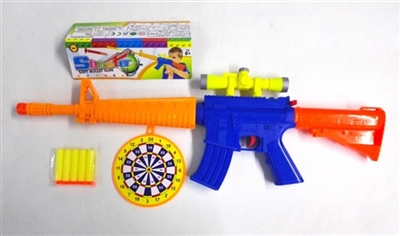 Color soft bullet gun (with telescopes and the board) - OBL692277
