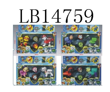 狗狗巡逻队2只＋盾牌 - OBL692378
