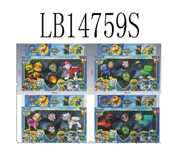 狗狗巡逻队2只＋盾牌散装 - OBL692379