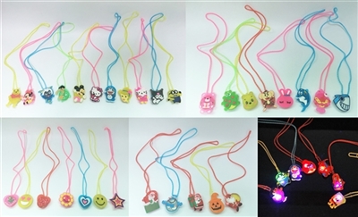 Flash cartoon soft rubber necklace - OBL692530