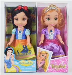 14 inch light music injection and evade glue princess Snow White hair two mixed - OBL692578