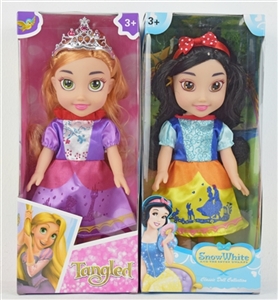 Evade glue 10 inches long hair princess Snow White two orange - OBL692579
