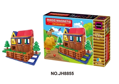 百变磁力片积木   (72PCS) - OBL692717