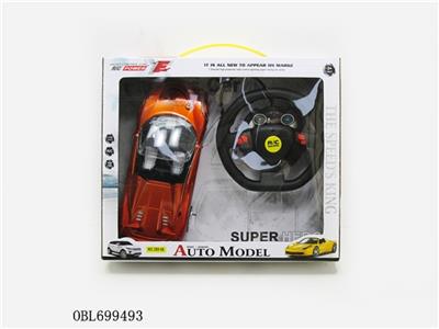 法拉利敞蓬四通方向盘遥控车 - OBL699493