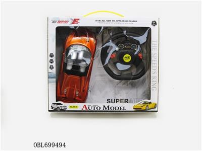 法拉利敞蓬四通方向盘遥控车（包充电） - OBL699494