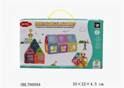 磁力片建筑系列（迷你）56片 - OBL700094