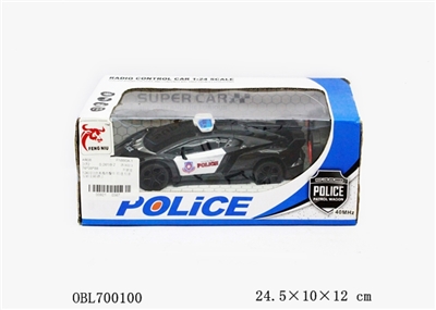 Flash forward simulation poison a police car back unto them turn left turn right to stop - OBL700100