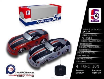 Dodge, remote control cars and PVC car shell (not package) - OBL700213