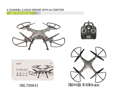 4 channel 2.4GHz Drone with altimeter - OBL700641