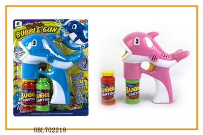 Solid color dolphins spray paint with music blue lights two bottles of water bubble gun - OBL702218