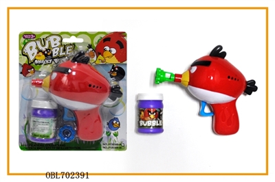 Solid color angry birds painting inertia bubble gun - OBL702391