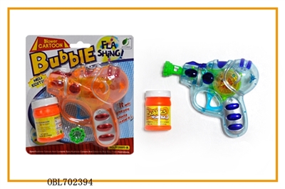 Transparent new space spray paint bubble gun with light inertia - OBL702394