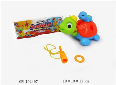 Cartoon turtle puzzle disassembling - OBL702497