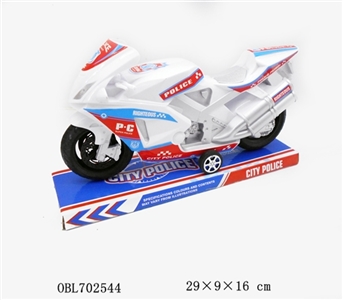 Inertia motorcycle police car - OBL702544