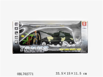 Four-way remote control tank with the steering wheel - OBL702771