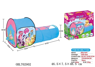 The joining together of two pony bao li tents fit tunnel tube - OBL702902