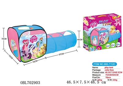 The joining together of two pony bao li play house fit tunnel tube - OBL702903