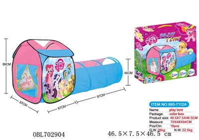 The joining together of two pony bao li play house fit tunnel tube - OBL702904