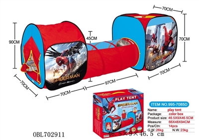 Triad spider-man tents fit tunnel tube play house - OBL702911