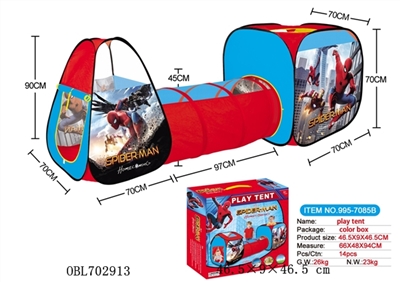 Triad spider-man tents fit tunnel tube play house - OBL702913