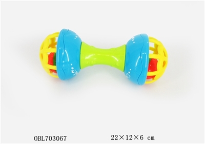 Soft plastic double dumbbell (OPP bag) - OBL703067