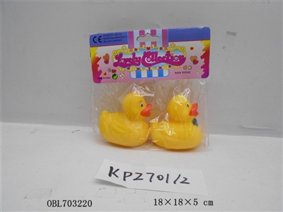 鸭子2只入袋（有带BB哨子） - OBL703220