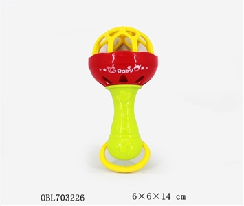 Soft rubber single-head dumbbell (OPP bag) - OBL703226