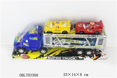 Inertial double slide mop head vehicle four car - OBL703300