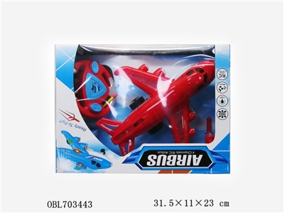 Cross lights music remote control aircraft (with USB cable. The battery) - OBL703443