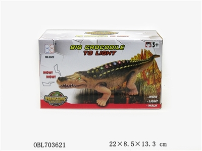 Electric small crocodile (with sound and light, walk) - OBL703621