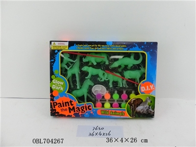 13 noctilucent oil only hold color wildlife series 5-8 wild animals water-based oil color accessorie - OBL704267