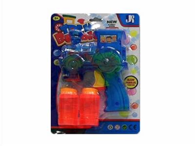 Transparent automatic light train bubble gun - OBL704512