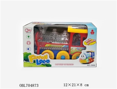 Electric train cartoon - OBL704873