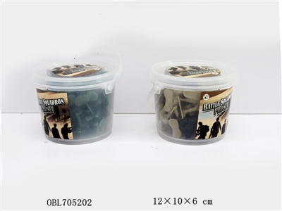 40 pcs5cm figures are 1 PCS flag (41 PCS) - OBL705202