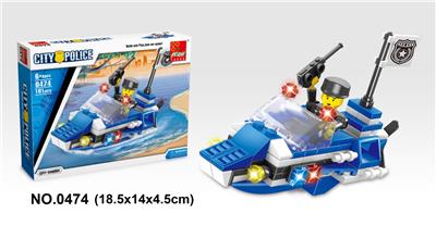警察快艇 101PCS - OBL705468