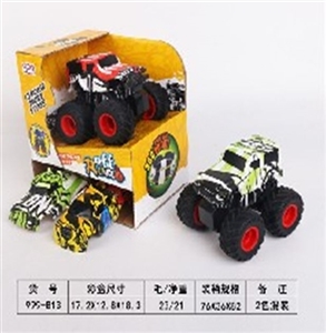 Quad graffiti inertial rotation jeep off-road vehicles (1 car with 2 shell drag pickup head) - OBL705597
