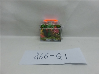 6 pack hand DiHe solid dinosaurs animals - OBL705609
