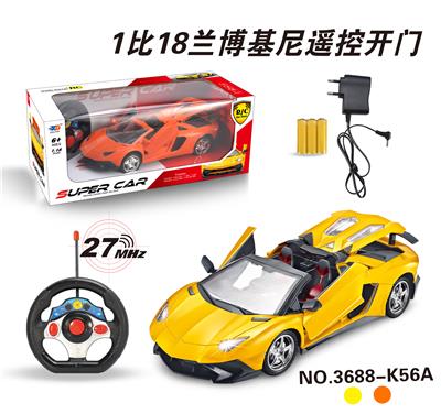 1:18兰博基尼敞篷遥控
车开三门 - OBL706166