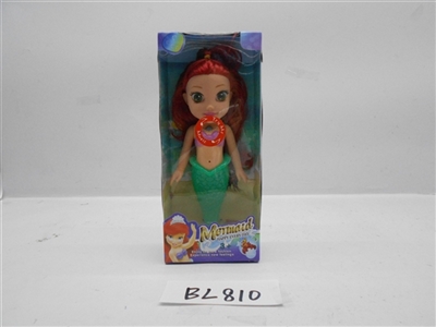 10 inch evade glue Disney mermaid princess with light music - OBL706178