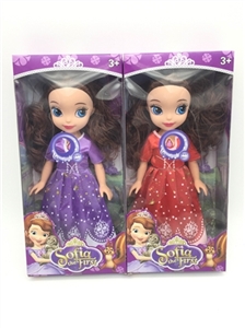 Plastic body evade glue hands 14 inch solid body Sophia barbie with conventional music 2 model - OBL707359