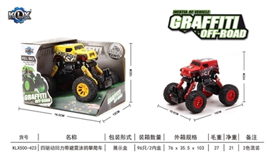 Quad back with suspension graffiti climbing car - OBL707513