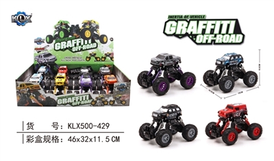Quad back with suspension graffiti climbing car - OBL707519