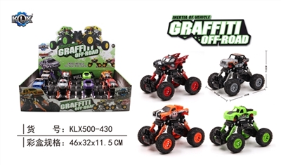 Quad back with suspension graffiti climbing car - OBL707520