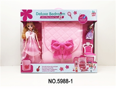 Luxury girls bedroom suit (to match one barbie - OBL707726