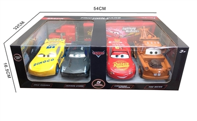 Auto 3 McQueen, die, black storm, Mr Ramirez, mack 5 car inertial combination - OBL707843