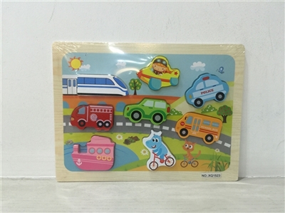 Wooden three-dimensional transport puzzles - OBL707976