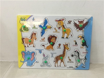 Wooden animal finger puzzles - OBL707978