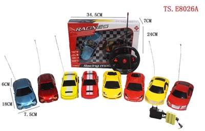 Four-way power induction simulation remote control car (bag) - OBL708073