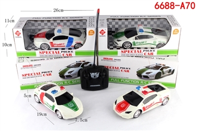 Four-way remote control police car in the Middle East - OBL708095